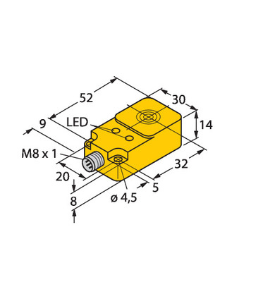 Turck Sensor induktiv NI20-Q14-AP6X2-V1131