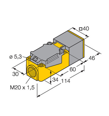 Turck Sensor induktiv NI25-CP40-LIU