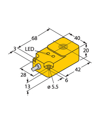 Turck Sensor induktiv NI25-Q20-AN6X2