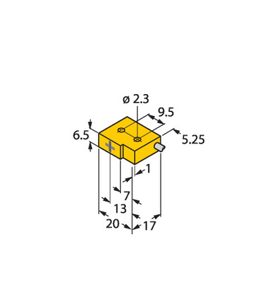 Turck Sensor induktiv NI2-Q6.5-AN6