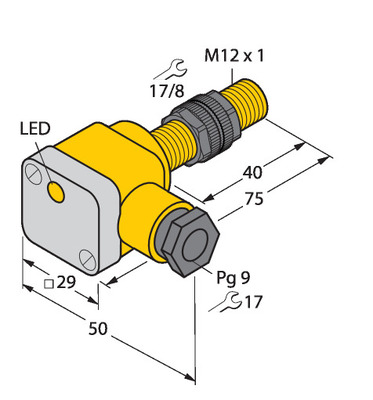 Turck Sensor induktiv NI8U-P12SK-AP6X