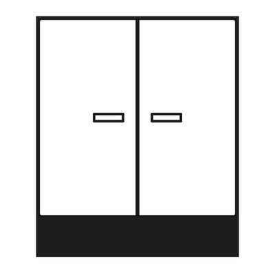 Jung Wippe Symbole schwarz für Taster 2-fach A 595 KO5P SW