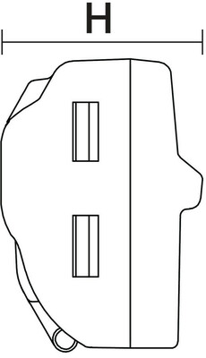 HellermannTyton Verbindungsklemme 3 Leiter, transp. 148-90063(8)