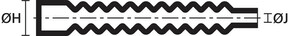 HellermannTyton Flachprofilformteil schwarz 313C743-9-PO-X-BK(5)
