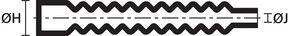 HellermannTyton Flachprofilformteil schwarz 313C753-9-PO-X-BK(5)