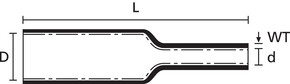 HellermannTyton Warmschrumpfschlauch 3:1 mit Innenkleber100m 340-12040(100)