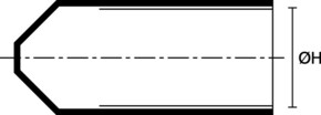 HellermannTyton Spannungsfeste Endkappe PO 416-10000(16)