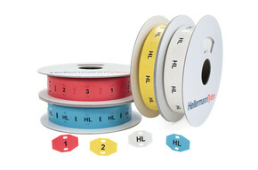 HellermannTyton Kennzeichnungsschilder 20x30mm grü 500/Rol 556-83053(1000)