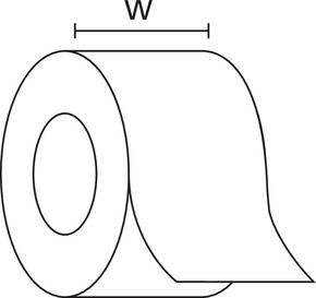 HellermannTyton Panel-Etiketten 18mmx25m blau 596-00701(25)