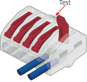 HellermannTyton Verbindungsklemme 5 Leiter, transp. HCRN-5-PC-CL (30)
