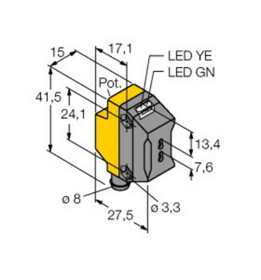 Turck Opto Sensor Lichtleiter QS18VP6FPQ7