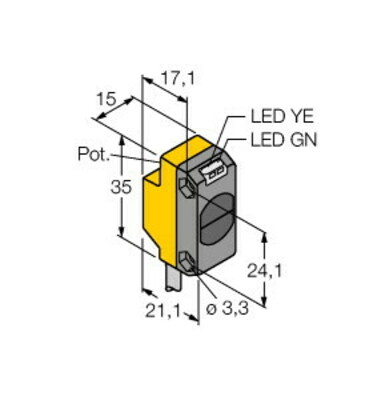 Turck Opto-Sensor Einweglichtschranke QS18VP6RB