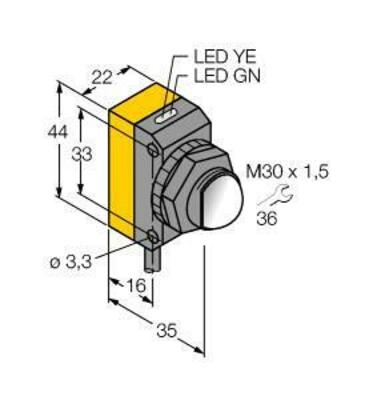 Turck Opto-Sensor Einweglichtschranke QS30ARX
