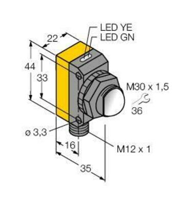 Turck Opto-Sensor Einweglichtschranke QS30ARXQ