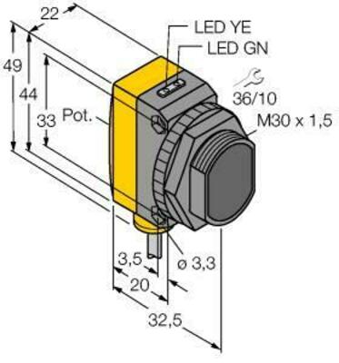 Turck Opto Sensor Lichtschranke QS30LPQPMA