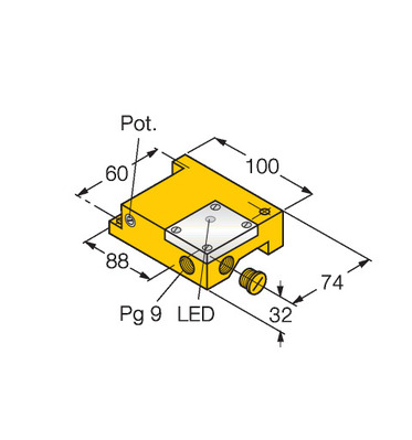 Turck Induktiver Sensor S32SR-VP44X