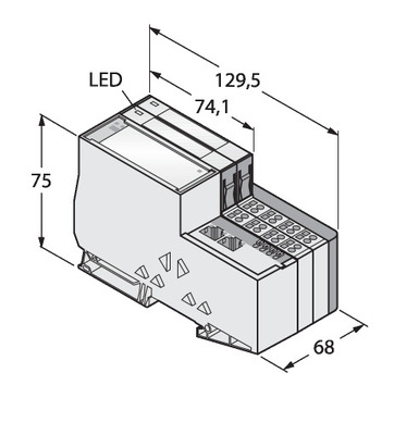 Turck Set EtherCAT in Schutzart IP20 TI-BL20-E-EC-S-4