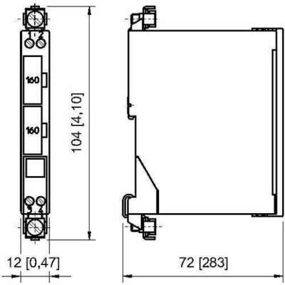 Stahl Ein-Kanal-Barrieren 13,70 V 14,5 mA 9002/11-13702#158940