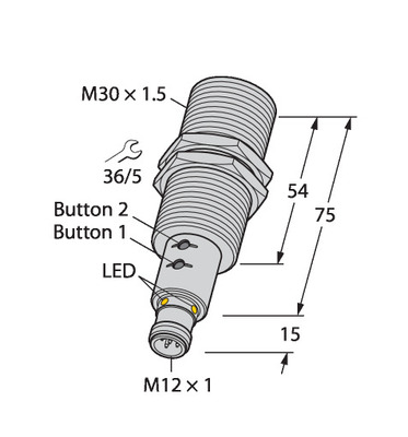 Turck Ultraschallsensor RU130U-EM #1610073