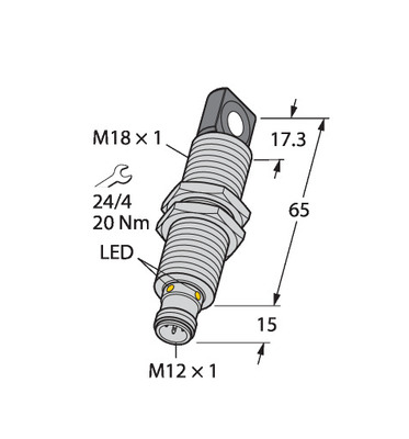 Turck Ultraschallsensor RU100L-M1 #1610079
