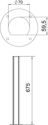 OBO Bettermann Vertr Installationssäule ISSRHSM45EL