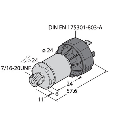 Turck Drucktransmitter mit Spannungsausgang PT30PSIG1005U1DA91