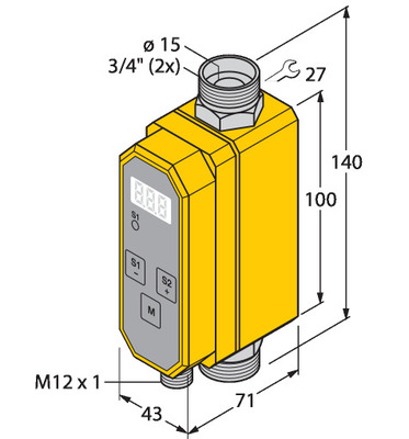 Turck Inline-Sensor Auswertelektronik FTCI-3/4D #6870808