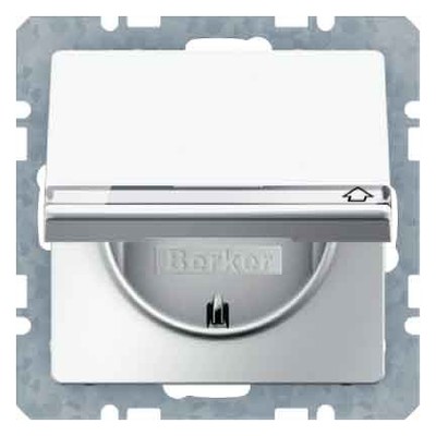 Berker SCHUKO-Steckdose m.Klappdeckel 47466089