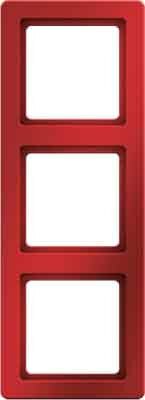 Berker Rahmen rot, samt 3-fach 10136062