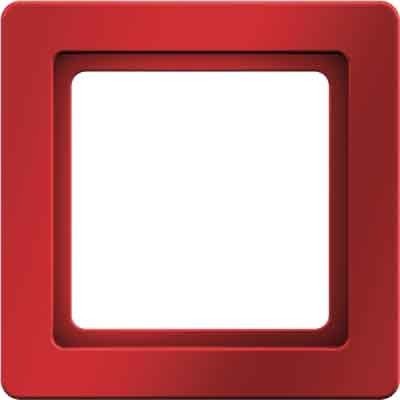 Berker Rahmen rot, samt 1-fach 10116062