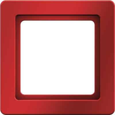 Berker Rahmen rot, samt 1-fach 10116062