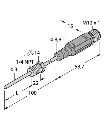 Turck Temperaturerfassung m. Stromausgang TTM-203A- #9910817