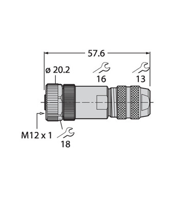 Turck Kupplung CMB8181-0