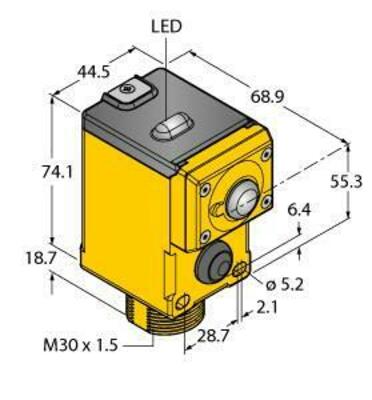 Turck Funkübertrgungssystem DX80N2Q45BL-RG