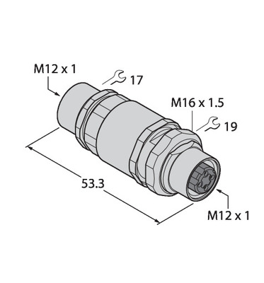 Turck Adapter FKSD-FKSD-44