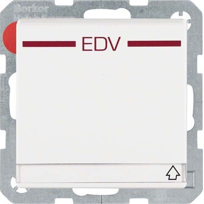 Berker Steckdose SCHUKO deckel und Beschrift 47526059