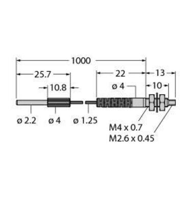 Turck Kunststoff-Lichtleiter Einzelleiter PIT23UM4-VL