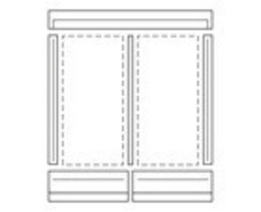 Vaillant Indach-Eindeckrahmen vertik.nebeneinander 0020059599