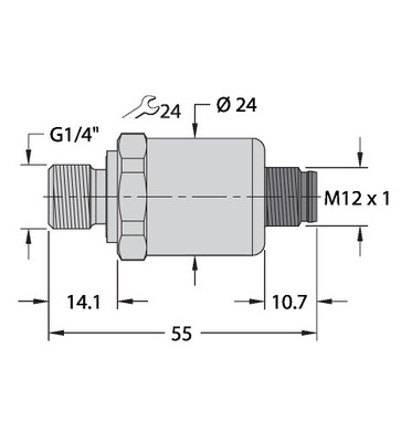 Turck Drucktransmitter mit Stromausgang PT10R-1004-I2-H1143