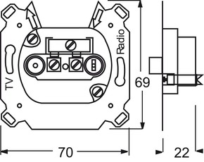 Busch-Jaeger Einsatz 0231-101