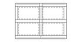 Vaillant Indachfeld, Set mehrreihig 4 Stck,horizont.2x2 0020112773