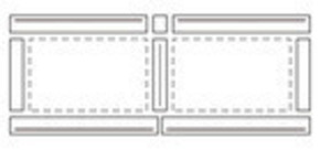Vaillant Indachfeld, Set mehrreihig 4 Stck,horizont.2x2 0020112773