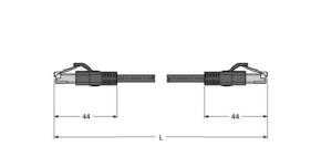 Turck Leitung für Industrial Ethernet / PROFINET RJ45S-RJ45S-4416-5M