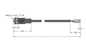 Turck Aktuator- u. Sensorleitung PVC RKC4.4T-15/TEL