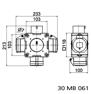 Bals Elektrotech. CEEform-Steckdosen Kombination 54801 54801