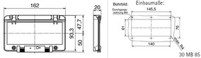 Bals Elektrotech. Betätigungsklappe IP44 58010