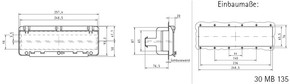 Bals Elektrotech. Betätigungsklappe IP44 58031
