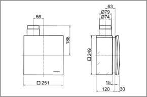 Maico Abluftsystem Brandschutzgehaeuse ER - UPB/U