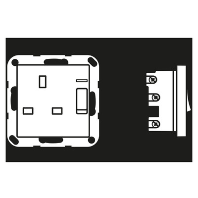 Jung Steckdose 13A 250V 2-pol. A 3171 KO WW