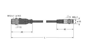 Turck Verbindungsleitung RSSD-PSGS4M-4416-2M